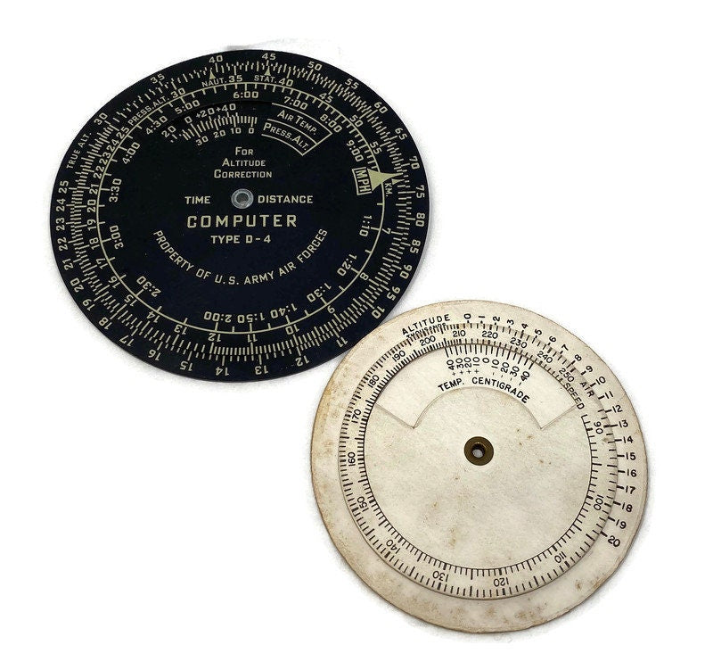 Vintage World War II US Army Forces  Navigational Aids - Duckwells
