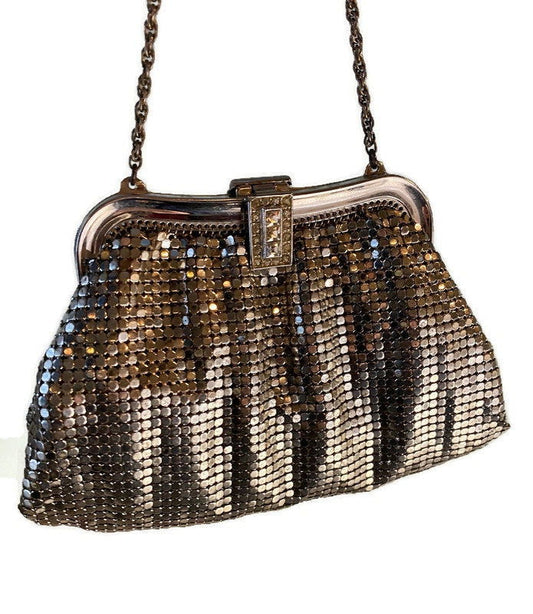 Whiting and Davis Silver Metal Mesh Coin Purse - Duckwells