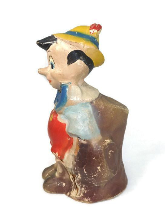 Antique Pinocchio Bank - Walt Disney Figurine - Duckwells
