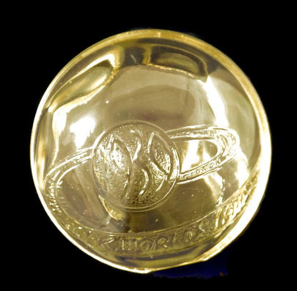 Vintage 1939 New York World's Fair Glass Bank - Duckwells