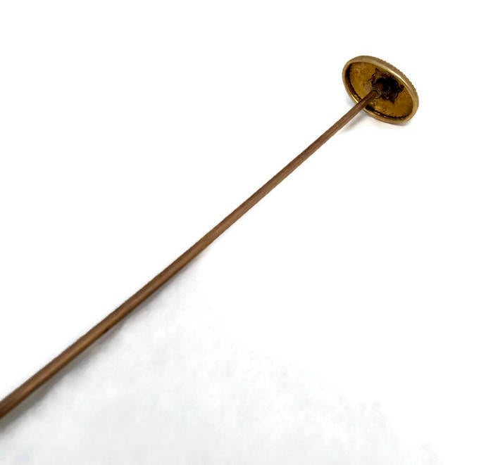 Antique Victorian Gold Filled Hat Pin Vintage 8 Long 