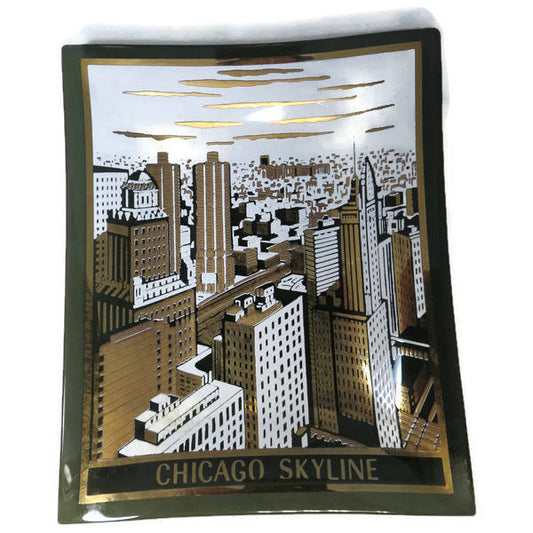Vintage Chicago Skyline Dish - Duckwells