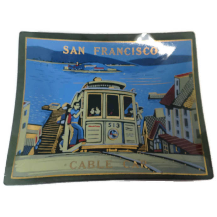 Vintage San Francisco Glass Dish - Duckwells