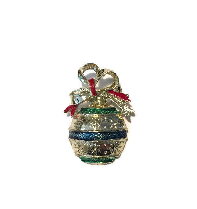 Vintage  Gerry's Holiday Ornament Pin