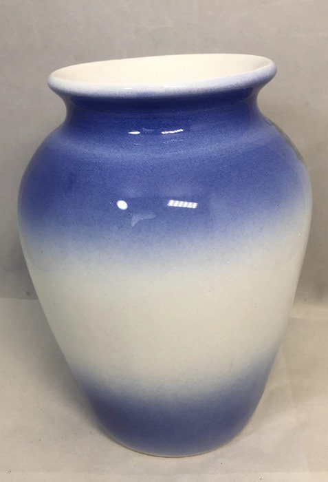 Vintage Greek Vase, Artist Signed Ceramic Water Scene - Duckwells