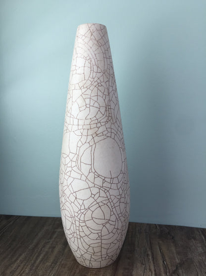 Vintage Western Germany Pottery Vase, Midcentury Design - Duckwells