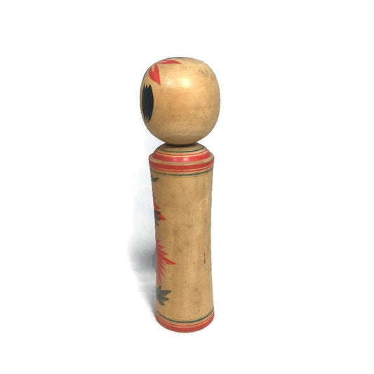 Vintage Kokeshi Doll, Signed Japanese Wood Collectible Figurine at Duckwells