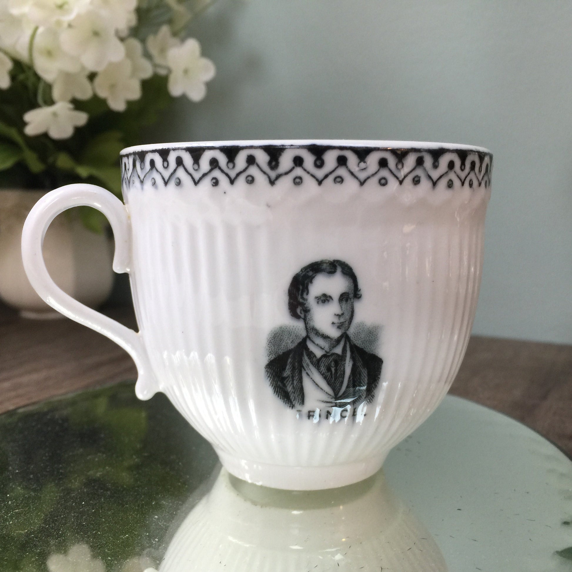 Antique English Royalty Cup, Prince and Princess - Duckwells
