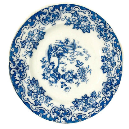 Antique Blue and White Transfer Plate - Duckwells