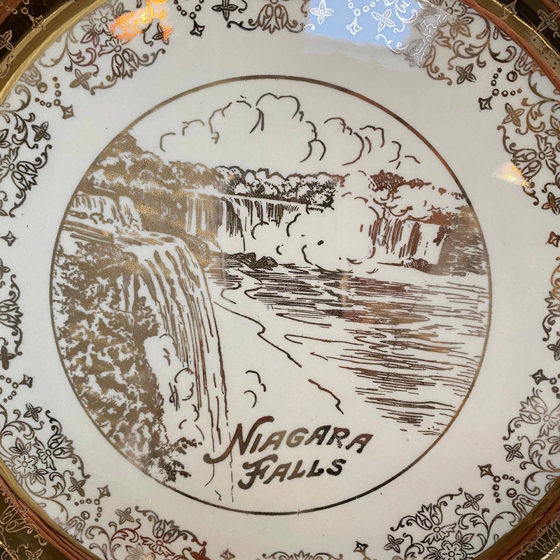 Vintage Niagara Falls Souvenir Plate