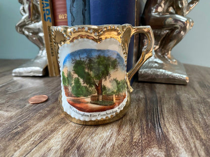 Antique Cambridge Massachusetts Souvenir German Porcelain Cup