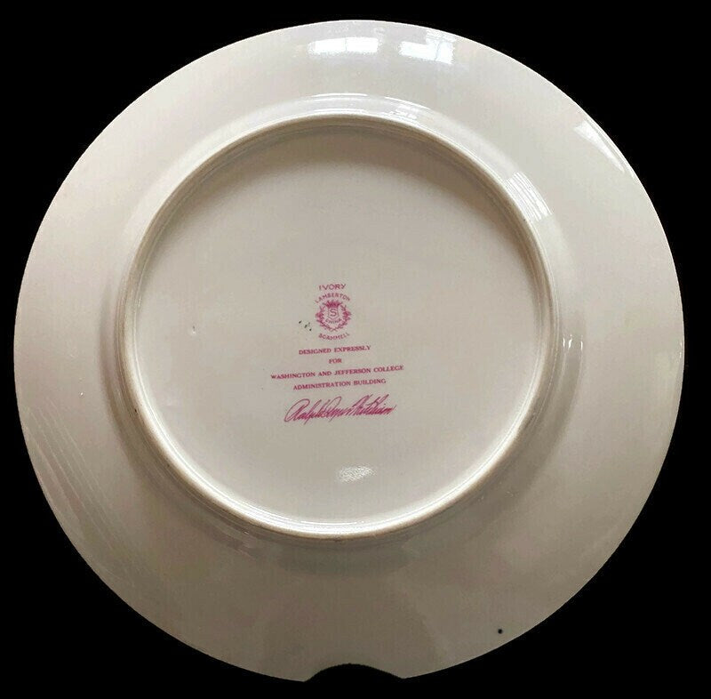 Vintage Washington and Jefferson College Plates - Duckwells