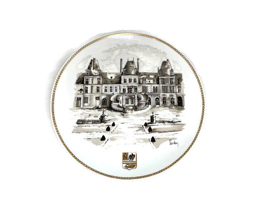 Vintage Fountainebleau Limited Edition L. Lourioux France Plate