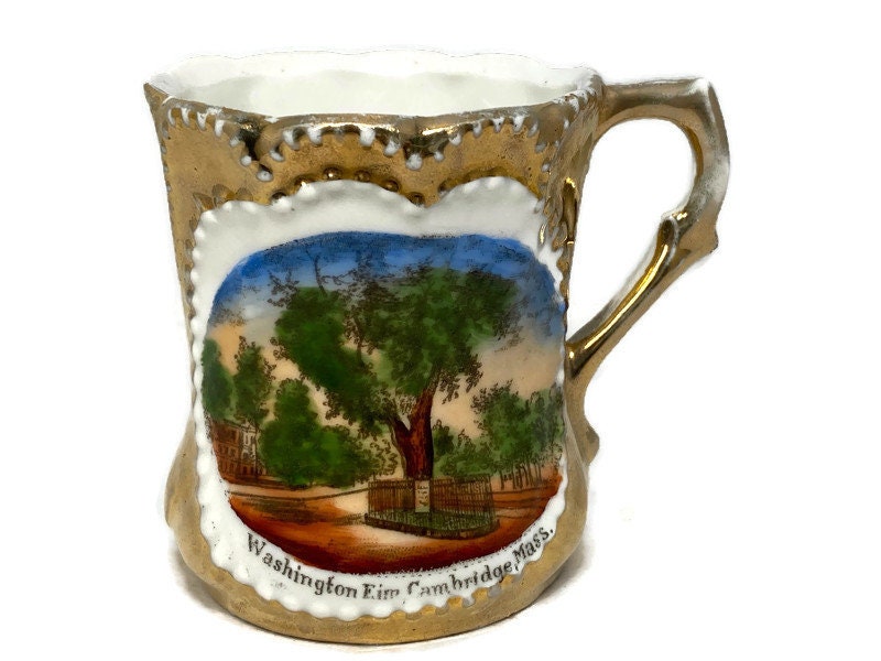 Antique Cambridge Massachusetts Souvenir German Porcelain Cup