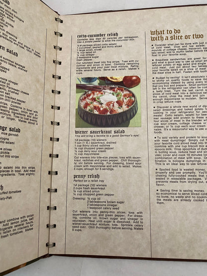 Vintage Cookbook, All About Sausage, 1973 Oscar Meyer