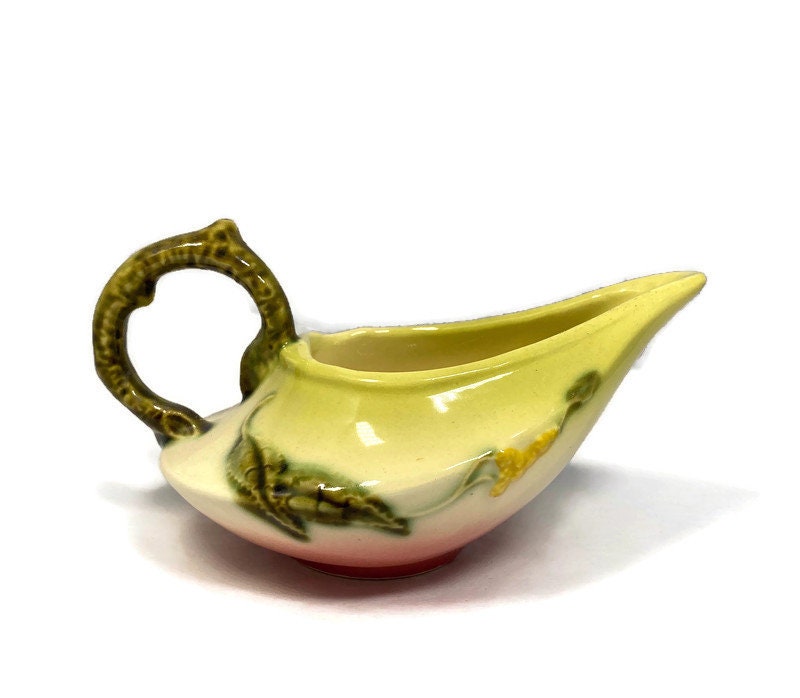 Vintage Hull Pottery Creamer 1950's Woodland Pattern - Duckwells