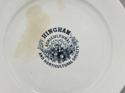 Antique Hingham Massachusetts Plate