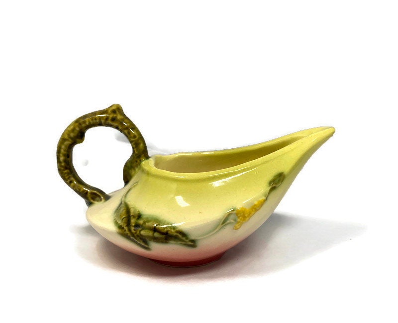 Vintage Hull Pottery Creamer 1950's Woodland Pattern - Duckwells