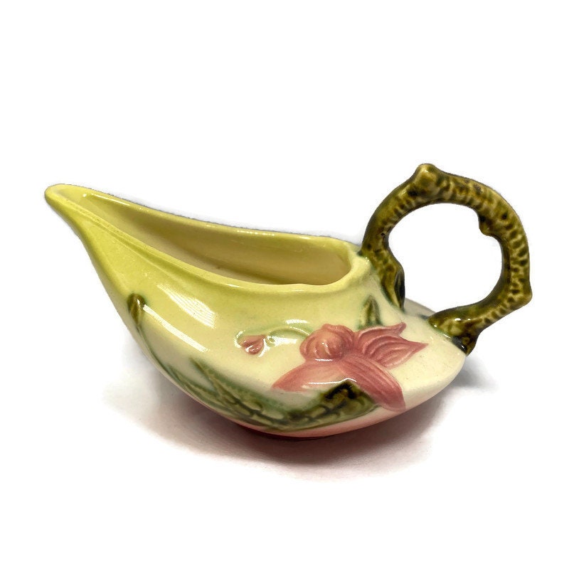 Vintage Hull Pottery Creamer 1950's Woodland Pattern - Duckwells
