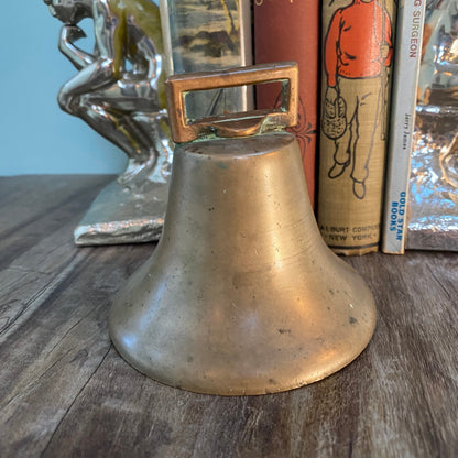 Vintage Brass Cow Bell
