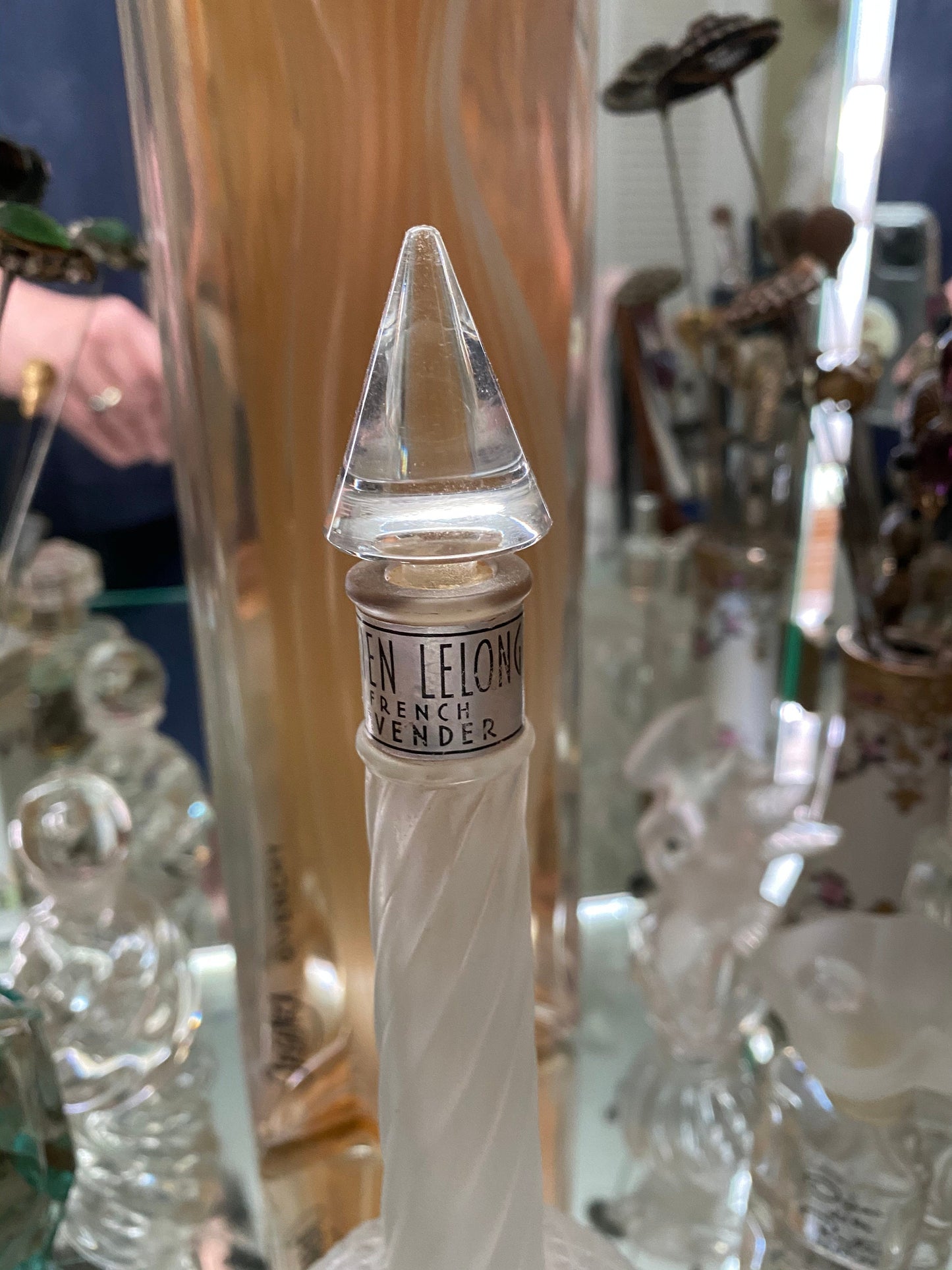 Vintage Lucien Lelong Perfume Bottle