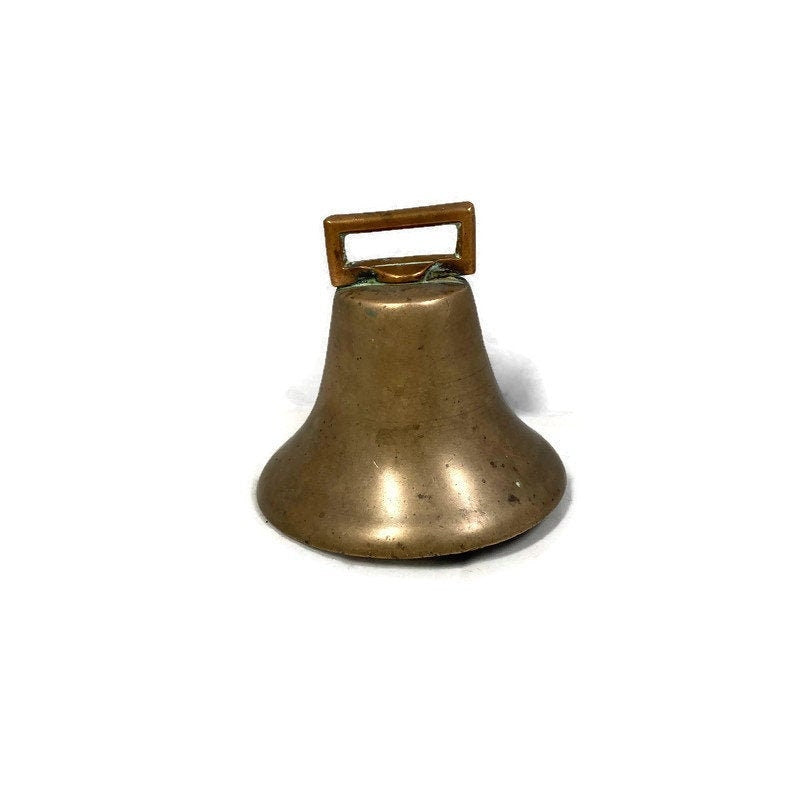 Vintage Brass Cow Bell