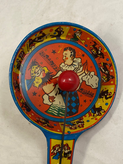 Vintage Tin Litho Noisemaker New Year's Eve Party