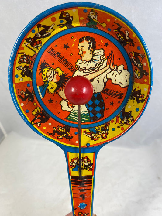 Vintage Tin Litho Noisemaker New Year's Eve Party