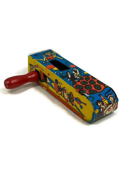 Vintage New Year's Eve Noisemaker Tin Litho