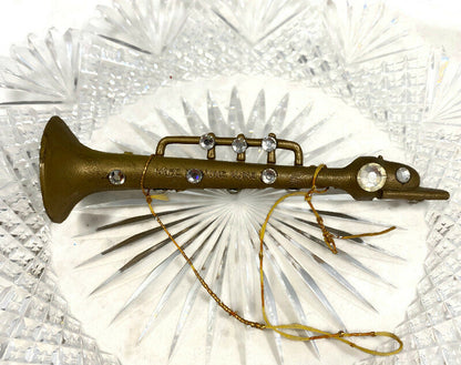 Vintage Trumpet Christmas Ornament - Duckwells