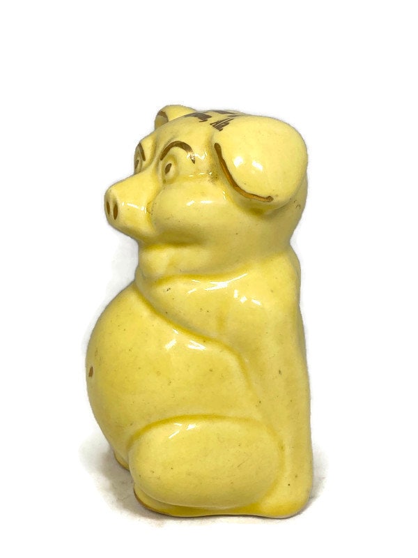 Vintage Piggy Bank, Ceramic Souvenir of Birmingham, Alabama