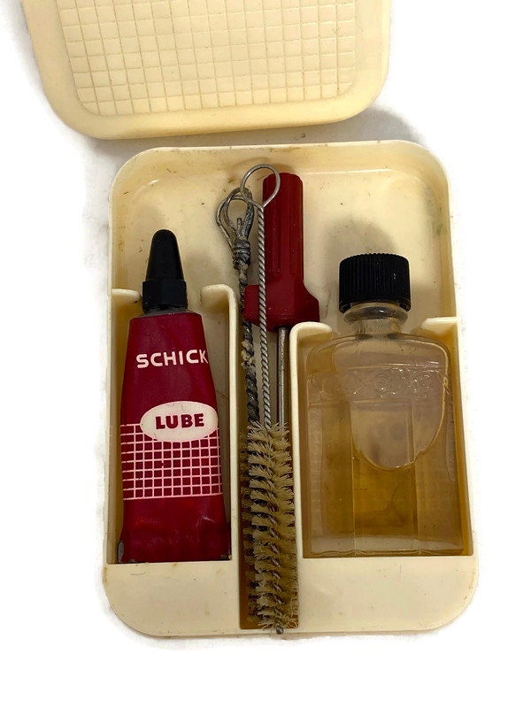 Midcentury Schick Electric Shaver Lube Kit