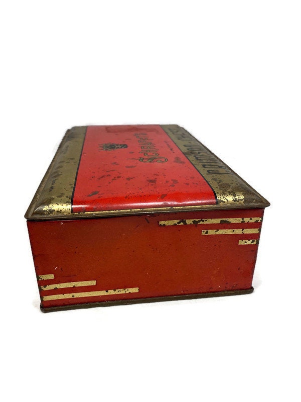 Vintage Schrafft's Metal Candy Box