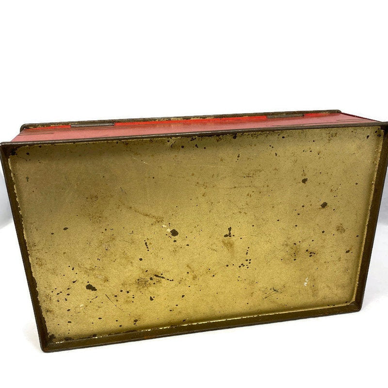 Vintage Schrafft's Metal Candy Box