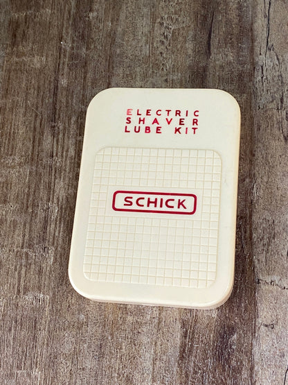 Midcentury Schick Electric Shaver Lube Kit