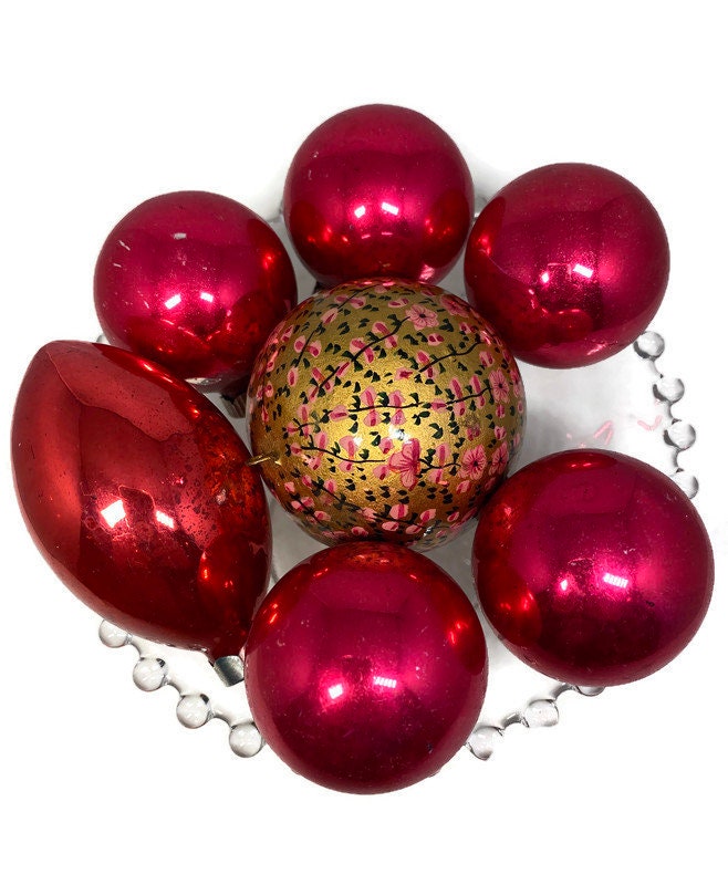 Vintage Christmas Ornaments, Tree Decorations