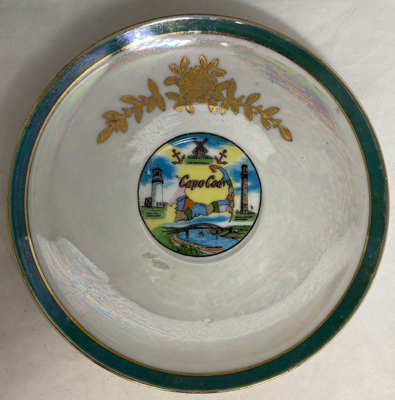 Vintage Cape Cod, Massachusetts Souvenir Teacup and Saucer
