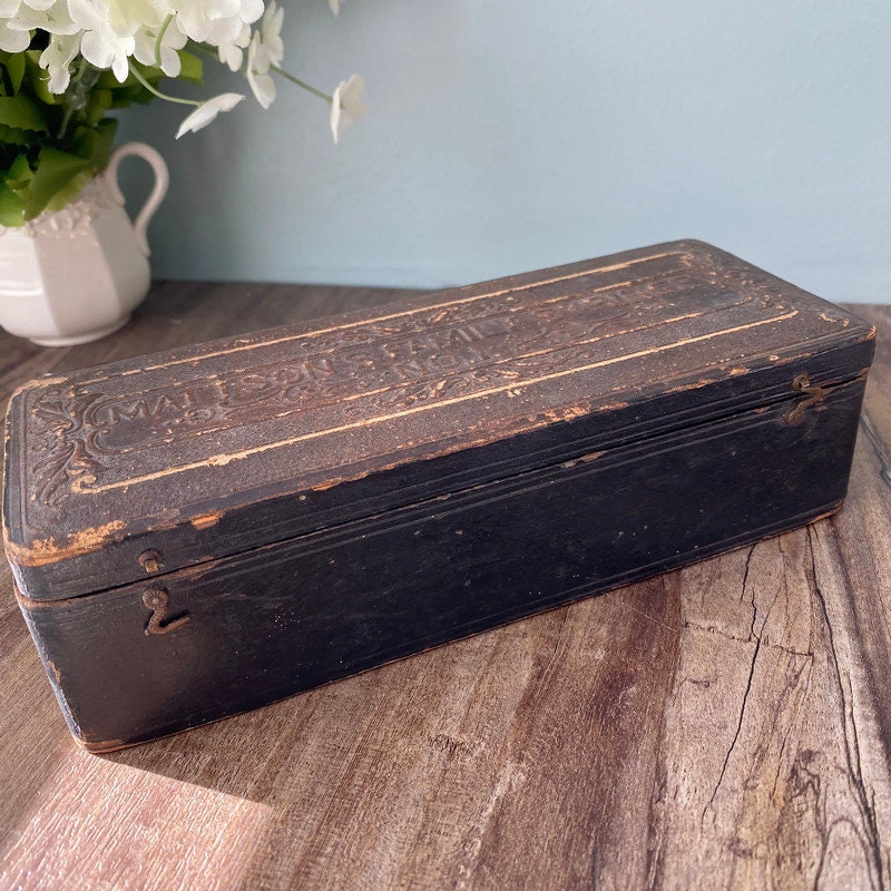 Antique Advertising Box, Mattson Family Syringes