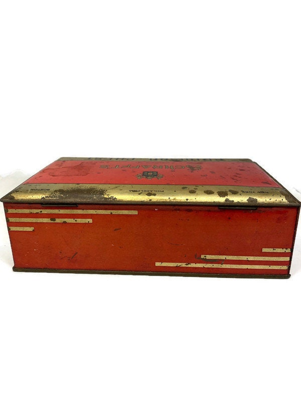 Vintage Schrafft's Metal Candy Box