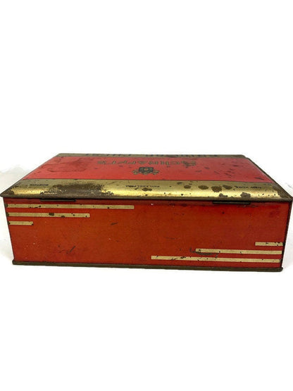 Vintage Schrafft's Metal Candy Box