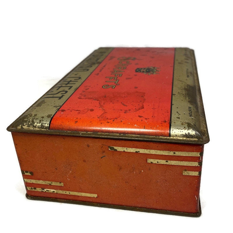 Vintage Schrafft's Metal Candy Box