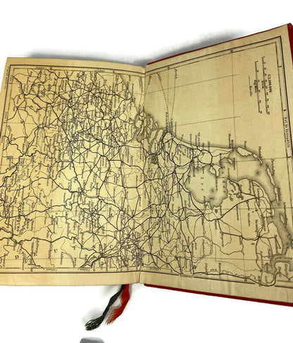 Antique 1910 Baedeker's Guide Book Belgium and Holland