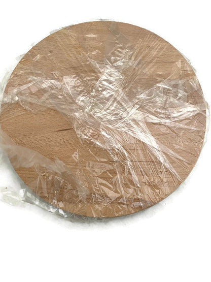 Midcentury Round Wood Cutting Board