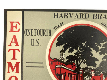 Vintage Fruit Label, Cape Cod Cranberries, Harvard Brand