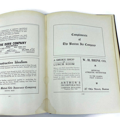 Antique Book, The Harvard Freshman Red Book 1929, Rare Yearbook