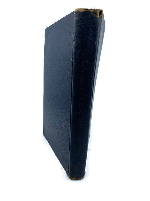 Rare Antique Book, International Code of Signals American Edition 1923