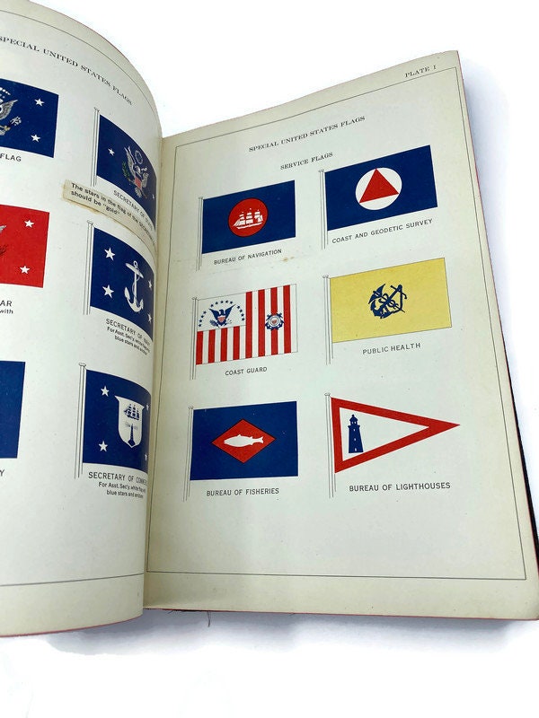 Rare Antique Book, International Code of Signals American Edition 1923