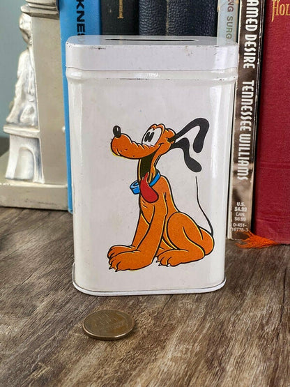 Midcentury Porky Pig and Pluto Coin Bank