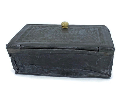 Antique Japanese Pewter Box