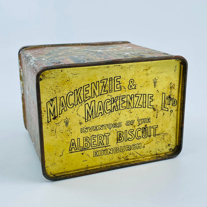 Rare Antique Mackenzie & Mackenzie Biscuit Tin Bank